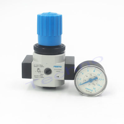 LR-1/4-D-MINI تنظیم کننده فیلتر پنوماتیک روان کننده فلز FESTO تنظیم کننده فشار