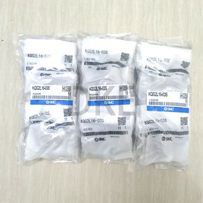 CE SMC KQG2L16-03S لوازم لوله پنوماتیک مایع اتصال رشته ای SS316