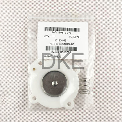 ASCO G353A041 G353A042 کیت تعمیر دیافراگم دریچه پالس C113443 NBR، TPE (سفید)