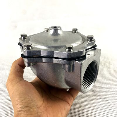 اندازه لوله G1 1/2 G353A045 ASCO دریچه های جت پالس برای 0-8 5 بار اندازه حفره 52 بدن رشته ای TPE / CR دیافراگم