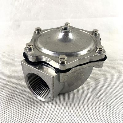 اندازه لوله G1 1/2 G353A045 ASCO دریچه های جت پالس برای 0-8 5 بار اندازه حفره 52 بدن رشته ای TPE / CR دیافراگم