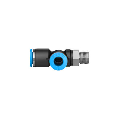 Festo QSTL-1/8-8 لوازم جانبی هیدرولیک پنوماتیک QSTL سری T لوازم جانبی R 1/8 مرد تا 8 میلی متر