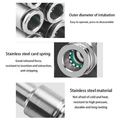 SMC KQG2U04-00 U-Shaped Quick Connector Fittings از فولاد ضد زنگ