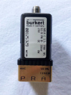 Burkert 00125329 3/2 راه شیر سولینوئید 16 بار 24v به طور معمول بسته G1/8