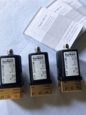 Burkert 00125329 3/2 راه شیر سولینوئید 16 بار 24v به طور معمول بسته G1/8