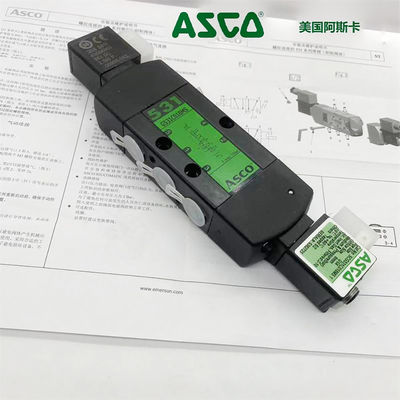 SCG531C018MS ASCO سری 531 شیر سولینوئید دو کویل