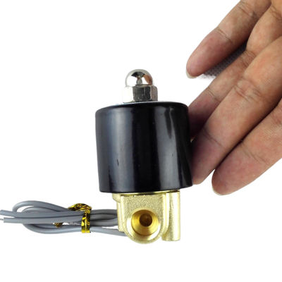 2W Series Solenoid Valve 2W025-08 به طور معمول بسته شده 1/4" دریچه آب هوا