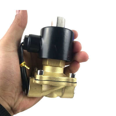 3/4 اینچ 2W200-20 NPT آب و هوا برنج سولناید والف NC 2 راه