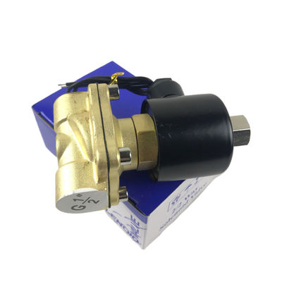 2W160-15 1/2 اینچ آب الکتریکی فولناید دریچه برنج به طور معمول بسته