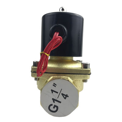 به طور معمول باز 2W350-35 1 1/4 اینچ خالص مس سولینوئید شیر آب شیر هوا NO