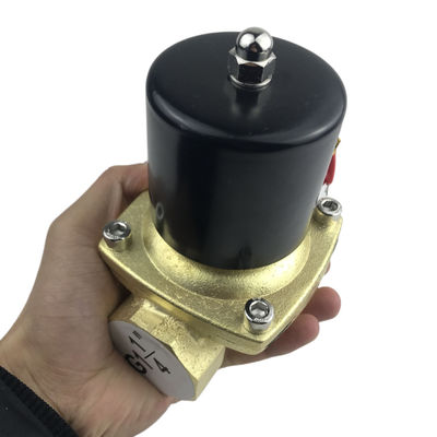 به طور معمول باز 2W350-35 1 1/4 اینچ خالص مس سولینوئید شیر آب شیر هوا NO
