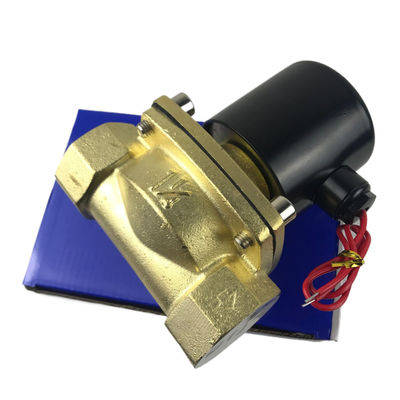 2W350-35 1 1/4 اینچ خالص مس سولناید شیر آب شیر هوا به طور معمول بسته NC
