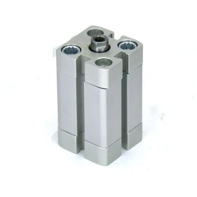 ADN-12-40-A-P-A 536210 سیلندر پیستون آلیاژ آلومینیومی کامپکت 12 میلی متری با ضربه 40 میلی متری برای کاربردهای صنعتی
