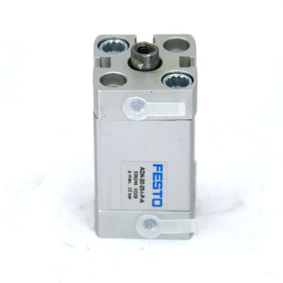 ADN-12-40-A-P-A 536210 سیلندر پیستون آلیاژ آلومینیومی کامپکت 12 میلی متری با ضربه 40 میلی متری برای کاربردهای صنعتی