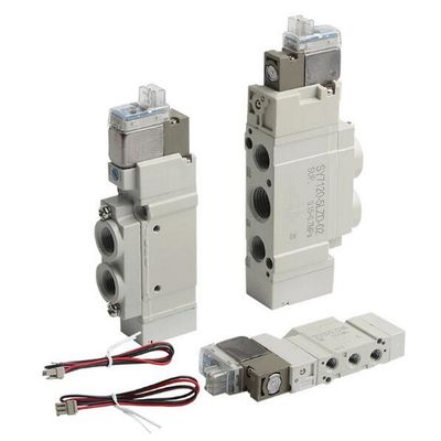 SMC SY7220-5LZD-C4 2 موقعیت دریچه سولناید پنوماتیک دوگانه DC24V اندازه پورت Ø4