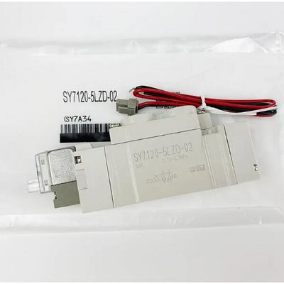 SY5420-6LZD-C8 DC12V SMC دریچه سولینوئید پنوماتیک 3 موقعیت مرکز خروجی