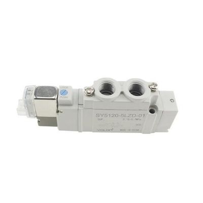SY5420-5LZD-C8 DC24V SMC دریچه سولینوئید پنوماتیک 3 موقعیت مرکز خروجی