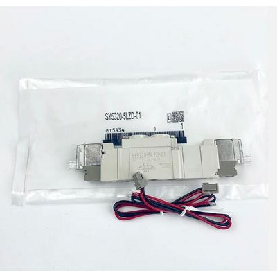 SMC SY5320-5LZD-C4 دریچه سولناید پنوماتیک DC25V 3 موقعیت بسته مرکز یک لمس اندازه پورت