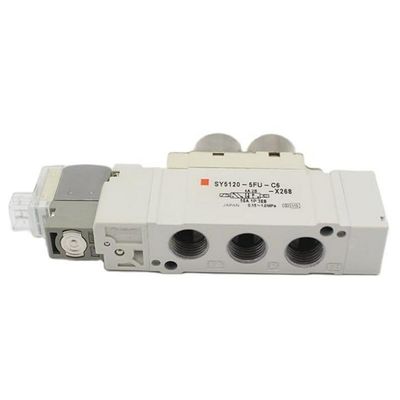 SMC Solenoid Valve SY5220-6LZD-C8 2-Position Double One-Touch Fitting Port اندازه پورت ø8 DC12V
