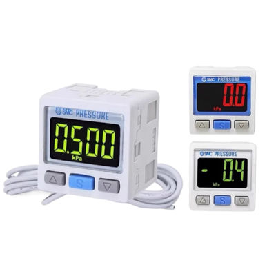 ZSE30A-01-P SMC سوئیچ فشار دیجیتال فشار خلاء R1/8 صفحه نمایش دو رنگی PNP کلکتور باز 1 خروجی