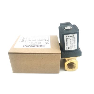 AC220V 00126219 شیر سولینوئید Burkert AC220V 6014 C به طور معمول بسته شده G1/8 1.5 سوراخ جریان 8W بدن شیر فولاد ضد زنگ 0 ~ 16bar