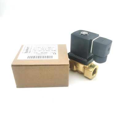 00126204 6014 D دریچه سولینوئید مس برکرت به طور معمول باز G1/8 2.5 سوراخ جریان AC220V 8W