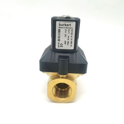 BURKERT 00126154 SOLENOID VALVE 3/2WAY NC 1.5MM ORIFICE 0-16BAR BRASS 24V FKM SEAL -10 °C - 100 °C IP65