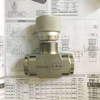 دریچه کنترل هیدرولیکی مناسب برای STB-G3/4 را پیدا کنید
