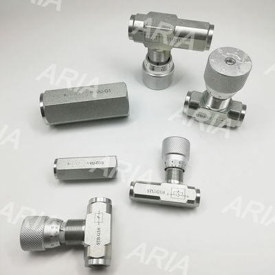 VU-G1/4 دریچه یک طرفه دریچه باز کن هیدرولیک نوع لوله دریچه هیدرولیک یک طرفه