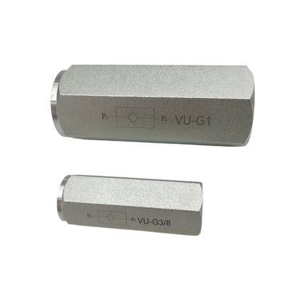 کد ISO 16/13 دریچه کنترل هیدرولیک VU-G1 VU-G3/8 VU-G3/4 VU-G1-1/4 VU-G2