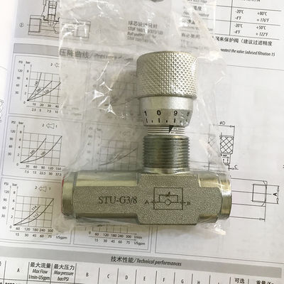 STU-G3/4 STU-NTP3/4 6 اینچ دریچه کنترل جریان دقیق دریچه گاز هیدرولیک