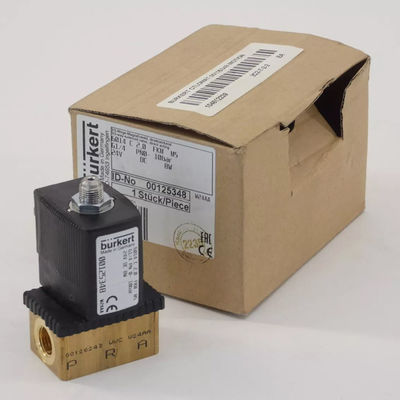 سیستم های کنترل مایعات Burkert - 125348 - شیر سولینوئید، 6014 00125348