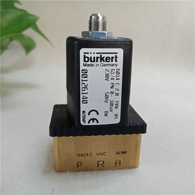 دریچه سولناید بورکرت 6014C 2.0 FKM G1/4 PN 0-10bar 230V 00126140
