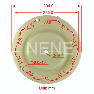 اینگرسول رند 1.5 اینچ 94615-A 94617 کیت سانتوپرین/PTFE دیافراگم 666152-281-C 666152-2EB-C