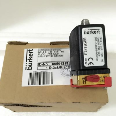 شیر سولینوئید Burkert 6014 با سوئیچ دستی 230V 00501219