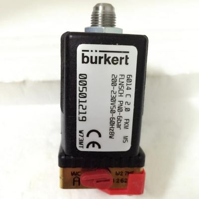 شیر سولینوئید Burkert 6014 با سوئیچ دستی 230V 00501219