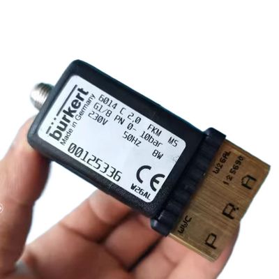 5404 G1/2 2/2 به طور معمول بسته 00177853 FKM دریچه مغناطیسی الکترونی مهر و موم شده BURKERT بدن دریچه مس AC24V 8W 1-50bar
