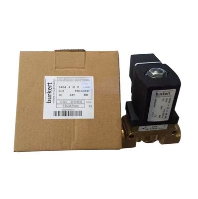 شیر بورکرت 00308504 G3/4 2/2 به طور معمول بسته 20 سوراخ جریان AC24V 8W 1-40bar 5404 نوع