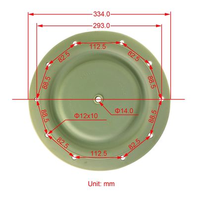 96391 96392 2" DN50 کیت دیافراگم امواج شوک Ingersoll Rand