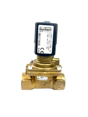 00301170 BURKERT 5404 G1/2 2/2 به طور معمول باز 12 سوراخ جریان FKM (فلوئور رباب) مهر و موم شده بدن دریچه مس AC24V 8W 1-32bar