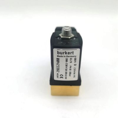 2/2 به طور معمول باز 00295651 شیر سولینوئید بورکرت 20 سوراخ جریان FKM (فلوئور رباب) مهر و موم شده بدن شیر مس AC220V 8W 1-25bar