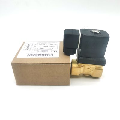 بورکرت شیر سولناید بدن مس 00308120 G1 2/2 به طور معمول باز 25 سوراخ جریان FKM (فلوئور لاستیک) مهر 8W 1-25bar