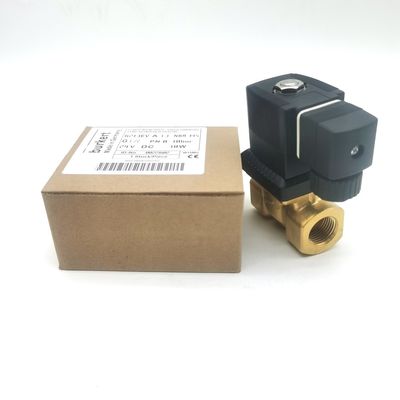 بورکرت شیر سولناید بدن مس 00308120 G1 2/2 به طور معمول باز 25 سوراخ جریان FKM (فلوئور لاستیک) مهر 8W 1-25bar