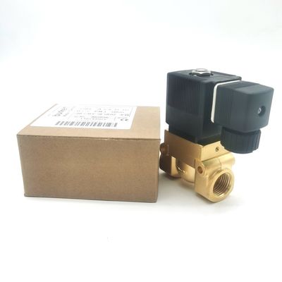 دریچه سولینوئید صنعتی 00085337 G1 1/4 2/2 به طور معمول بسته 32 سوراخ جریان FKM (فلوئور لاستیک) بسته شدن بدن دریچه مس AC24V 8W 1-25bar