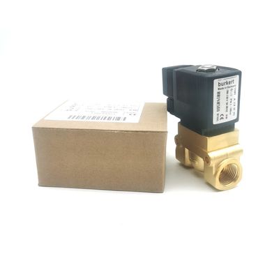 دریچه سولینوئید صنعتی 00085337 G1 1/4 2/2 به طور معمول بسته 32 سوراخ جریان FKM (فلوئور لاستیک) بسته شدن بدن دریچه مس AC24V 8W 1-25bar