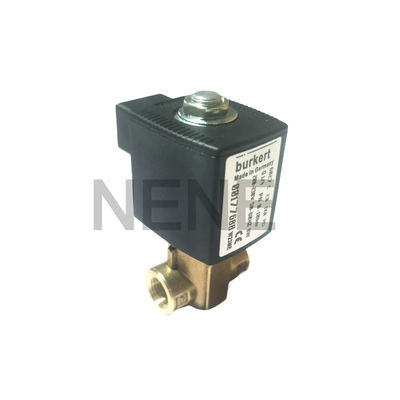 بورکرت سولناید 6013 نوع مستقیم عمل 00134243 2/2 به طور معمول بسته G1/8 اینچ 2.5 سوراخ جریان FKM مهر 220VAC 8W 0 ~ 16bar