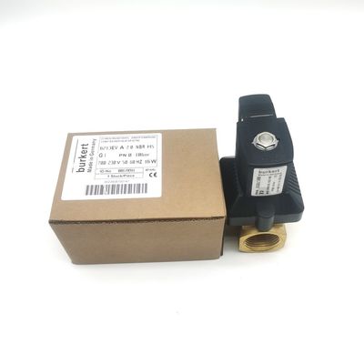 شیر سولینوئید بورکرت FKM مهر 00126091 24VDC 8W 0 ~ 6bar 6013 نوع مستقیم عمل G1/8 اینچ 2/2 به طور معمول بسته 3.0 سوراخ جریان
