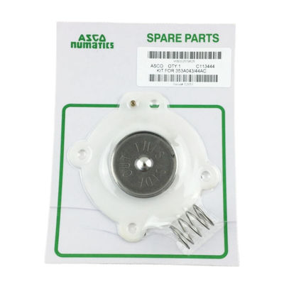 ASCO SCG353A043 C113444 کیت تعمیر دیافراگم دریچه پالس NBR، TPE (سفید)