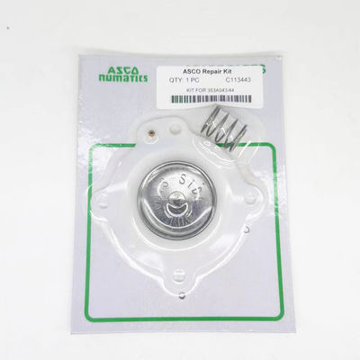 ASCO SCG353A043 C113444 کیت تعمیر دیافراگم دریچه پالس NBR، TPE (سفید)