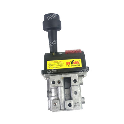 14750667H HYVA JQF34-A کنترل های دو طرفه کامیون زباله دریچه ها دستگیره لاستیکی شکل بیضی